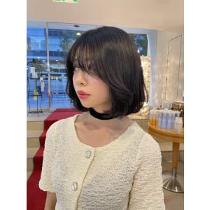 韓国風ボブスタイル