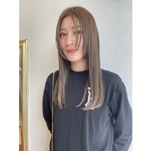 シアーベージュカラー×ウザバング