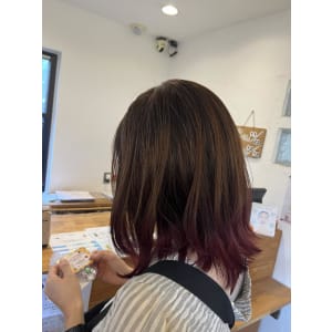 裾カラー - NAP hair bocco【ナップ ヘアー ボッコ】掲載中