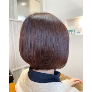 ピンクブラウン[藤沢/髪質改善]