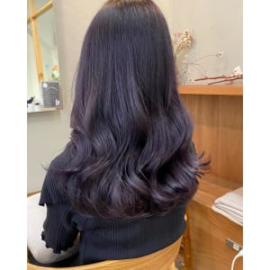 《花屋併設》韓国風艶髪カラーパープル