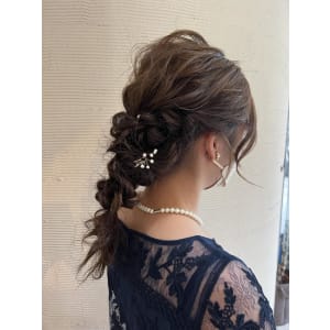 【MICHI refre店　佐藤彩】パーティスタイル