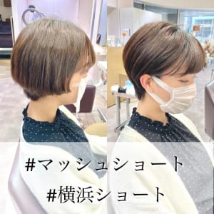 コンパクトなマッシュショート10代20代30代/HONOKA