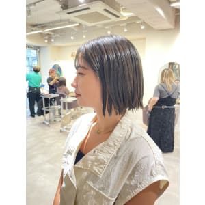 切りっぱなしボブ - FACE。石川町【フェイスイシカワチョウ】掲載中