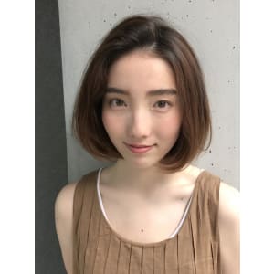 大人フラットボブ　大人女性◎［銀座］