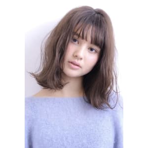 ミディアムリラックスパーマスタイル［銀座］