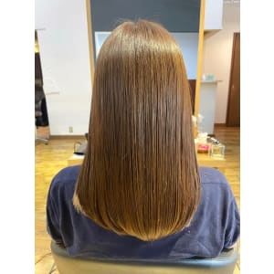 艶感ロング髪質改善カラー×大人かわいい透明感ベージュカラー