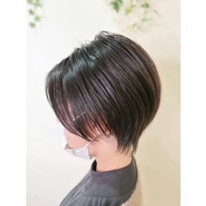 30代40代大人かわいい小顔ショート×艶感アッシュカラー - HAIR MAKE age 天神西通り店【ヘアメイク アージュ テンジンニシドオリテン】掲載中