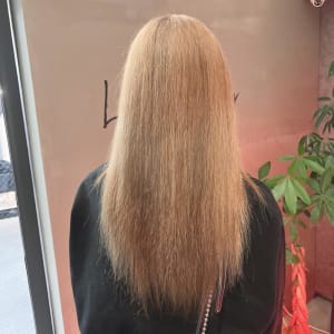 #髪質改善#インナーカラー#エクステ#ヘアセット#縮毛矯正