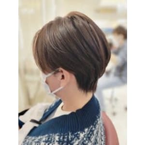 20代30代40代小顔ハンサムショートくびれボブ丸みボブ