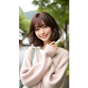 rak hair 六本松店 × ボブスタイル - rak hair 六本松店【ラクヘアーロッポンマツテン】掲載中