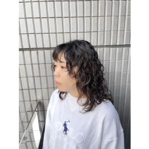 スパイラルパーマ/ウルフカット/石川町/石川町美容室