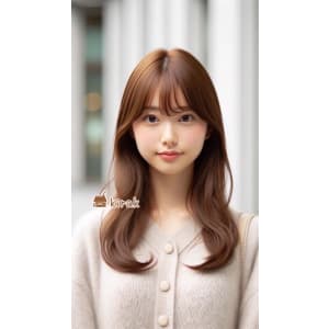 透明感ベージュカラー