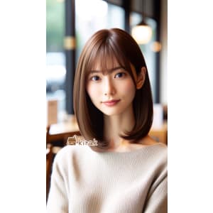 ミディアムストレート