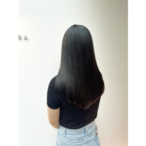 黒髪/グレーベージュ/レイヤーロング/前髪パーマ/仙台 - ブリーチ&トリートメント&ショート HETTU 仙台駅前店【ヘッツ】掲載中
