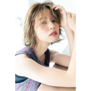 大人可愛いハイライトミディボブ20代30代40代50代 - tokute吉祥寺【髪質改善/メンズ/インナーカラー/韓国】【トクテキチジョウジ】掲載中