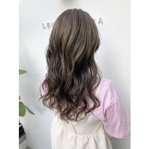 黒髪/グレーベージュ/レイヤーロング/前髪パーマ - ブリーチ&トリートメント&ショート HETTU 仙台駅前店【ヘッツ】掲載中