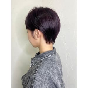 【Reir下北沢】*マニッシュショート+プルーンブラウン*