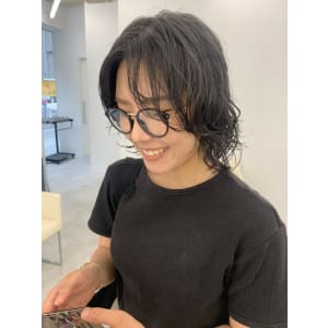 大人のウルフパーマ