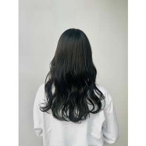 黒髪/グレーベージュ/レイヤーロング/前髪パーマ/仙台 - ブリーチ&トリートメント&ショート HETTU 仙台駅前店【ヘッツ】掲載中