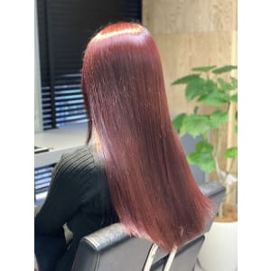 最高品質美髪艶髪ストレート&カラー★☆ベリーピンク☆★