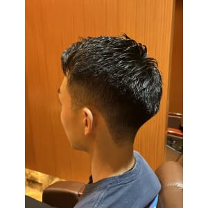 銀座　理容室　ベリーショート　ショートスタイル　フェード
