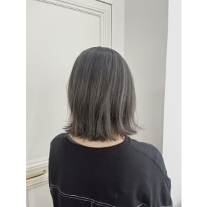 黒髪/グレーベージュ/レイヤーロング/前髪パーマ/仙台 - ブリーチ&トリートメント&ショート HETTU 仙台駅前店【ヘッツ】掲載中