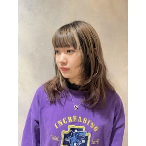 レイヤーカット/アンブレラカラー/顔まわりレイヤー/横浜