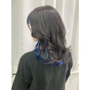 黒髪/グレーベージュ/レイヤーロング/前髪パーマ - ブリーチ&トリートメント&ショート HETTU 仙台駅前店【ヘッツ】掲載中