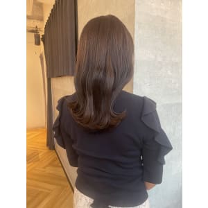 ★ROMA銀座30代40代大人かわいい毛先カールひし形ロング