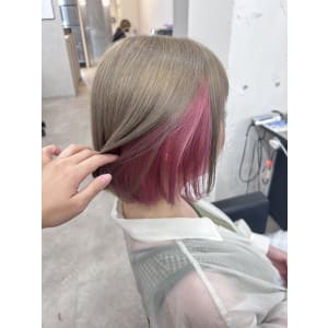 濃いめピンクインナー