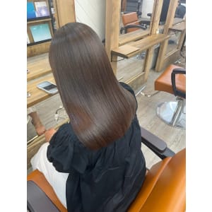 髪質改善トリートメント艶髪ブラウンベージュくびれミディ - 全席個室サロン N° aria 三軒茶屋【ゼンセキコシツサロン ナンバー アリア サンゲンヂャヤ】掲載中