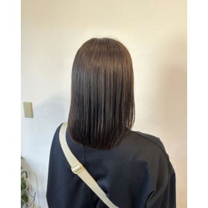 大人可愛い暗髪ブラウン