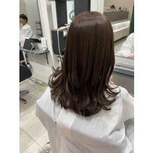 ゆるふわセミロング