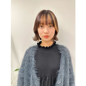【寺本】イヤリングカラー外ハネボブ！