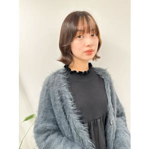 【寺本】イヤリングカラー外ハネボブ！
