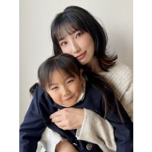 ミディアムボブ　ぱっつん前髪　くびれヘア　トリートメント