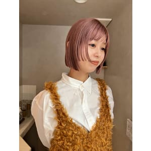 パツっとラインボブ_ネビージュこなれミディ10代20代