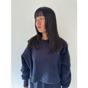 ロング_アッシュブラック_ザクザクレイヤー_20代_30代
