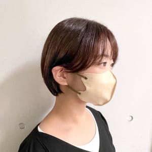 羽バンク小顔大人可愛いショートボブ/HONOKA
