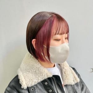インナーカラーフェイスフレーミング暖色/HONOKA