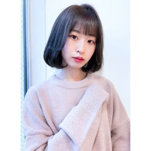 韓国風ミディアムボブ - Hair make MUSE 二条店【ヘアメイクミューズニジョウテン】掲載中