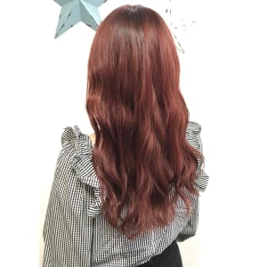 ピンクカラー／ロンググラデーション - LANI hair&nail【ラニヘアアンドネイル】掲載中