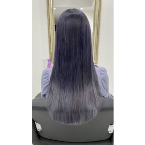 long hair × purple