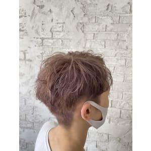 メンズミルクティーカラー