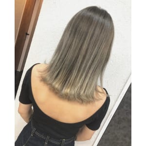 バレイヤージュロングベージュ所沢小手指