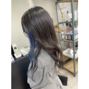 インナーブルーロングレイヤー所沢入間小手指