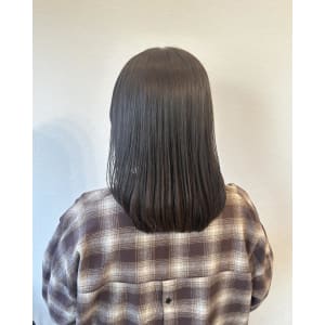 ストレート/トープグレージュ/艶髪