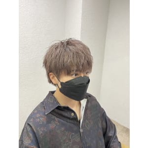 メンズマッシュミルクティーベージュ所沢新所沢 - agir hair 所沢 【アジールヘア】 所沢プロペ通り店【アジールヘア トコロザワ トコロザワプロペドオリテン】掲載中