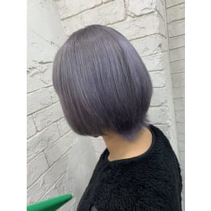ラベンダーブルーシルバーショートボブ10代20代30代所沢 - agir hair 所沢 【アジールヘア】 所沢プロペ通り店【アジールヘア トコロザワ トコロザワプロペドオリテン】掲載中